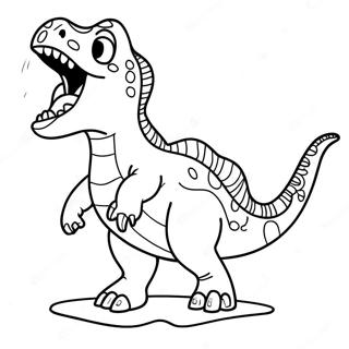 Pagina Para Colorir Do Dinossauro Aquatico 138795-70052