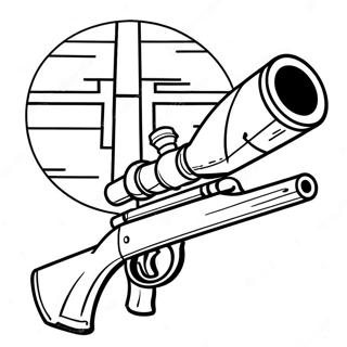 Pagina Para Colorir Da Arma De Sniper 138821-70070