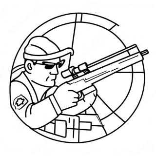 Pagina Para Colorir Da Arma De Sniper 138821-70072