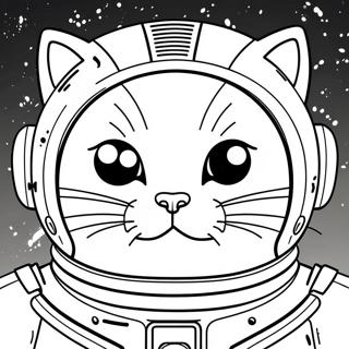 Pagina Para Colorir Do Gato Espacial 138846-70092