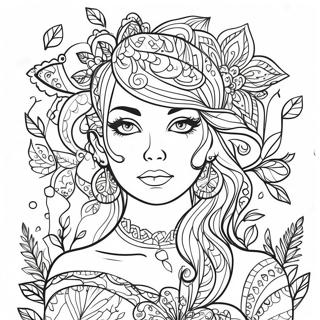 Pagina Para Colorir Com Designs Criativos De Marcadores Posca 139028-70241