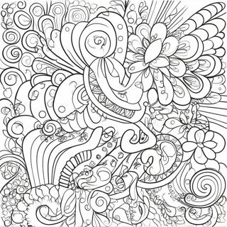 Pagina Para Colorir Com Padroes Divertidos De Marcadores Posca 139029-70246