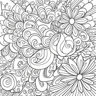 Pagina Para Colorir Com Padroes Divertidos De Marcadores Posca 139029-70247