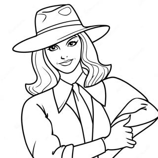 Pagina Para Colorir Da Carmen Sandiego 139051-70250