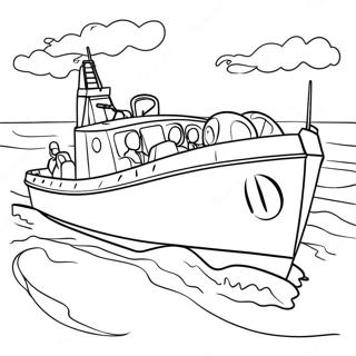 Pagina Para Colorir Da Embarcacao De Desembarque Do Dia D 139156-70337