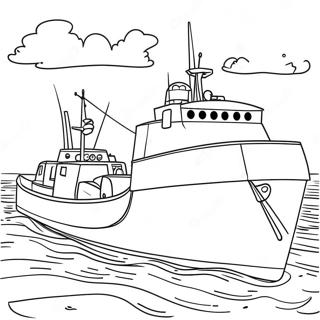 Pagina Para Colorir Da Embarcacao De Desembarque Do Dia D 139156-70340