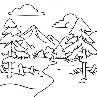 Pagina Para Colorir Da Paisagem Nevada 139207-70379