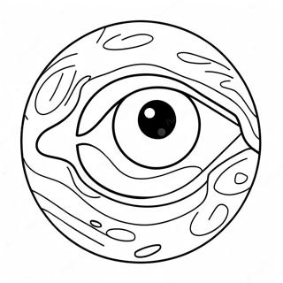 Pagina Para Colorir Do Olho De Desenho Animado Com Oculos 139283-70433