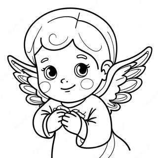 Pagina Para Colorir Pequeno Anjo 139411-70530