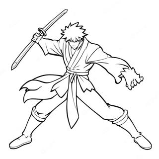 Pagina Para Colorir De Ichigo Com Espada 139590-70674