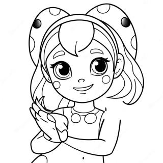 Super-Herói Kwami Miraculous Ladybug Páginas Para Colorir