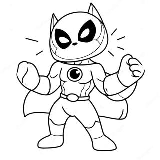 Pagina Para Colorir De Super Heroi Kwami 139615-70695