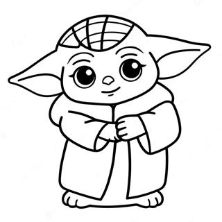 Pagina Para Colorir Do Bebe Yoda No Natal 139639-70710