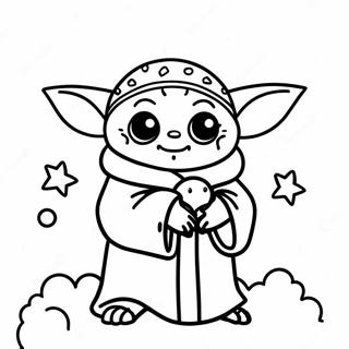 Pagina Para Colorir Do Bebe Yoda No Natal 139639-70711