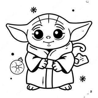 Pagina Para Colorir Do Bebe Yoda No Natal 139639-70712