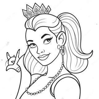 Princesa Disney Punk Páginas Para Colorir