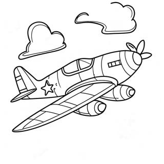 Aviao Militar Em Acao Pagina Para Colorir 13969 3061