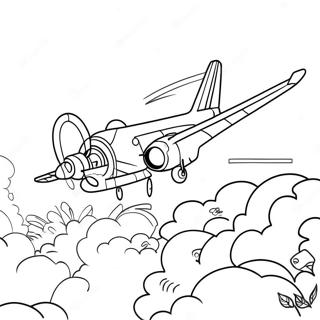 Aviao Militar Em Acao Pagina Para Colorir 13969 3064