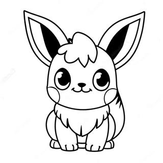 Eevee Com Olhos Brilhantes Pagina Para Colorir 14242-3113
