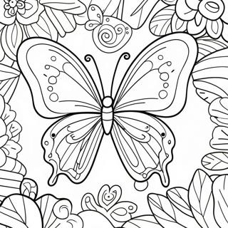 Pagina Para Colorir Das Asas Da Borboleta Colorida 14796-3235