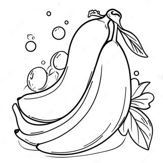 Banana Alegre Pagina Para Colorir 15257 3344
