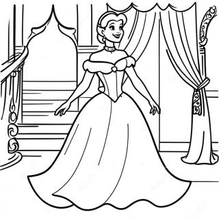 Princesa Disney Páginas Para Colorir