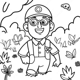 Blippi Explorando A Natureza Pagina Para Colorir 16261-3549