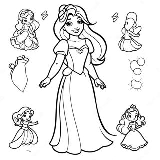 Pagina Para Colorir Das Princesas Da Disney 16545-3607