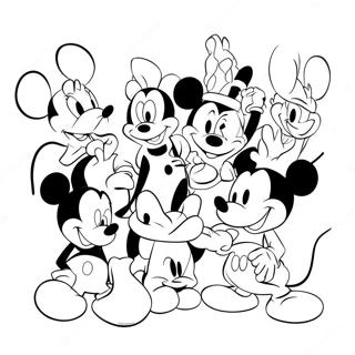 Pagina Para Colorir Do Mickey Mouse E Amigos 16546-3610