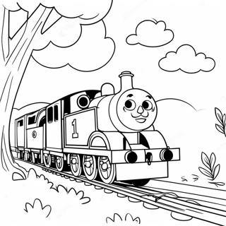 Thomas E Seus Amigos Páginas Para Colorir