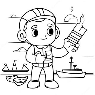 Pagina Para Colorir Do Tripulante Do Among Us Segurando Uma Tarefa 1726 2250