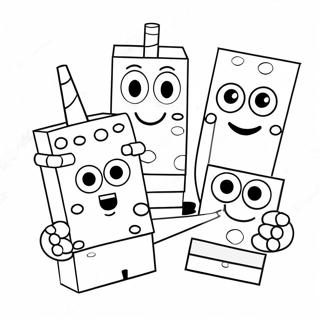 Numberblocks Páginas Para Colorir