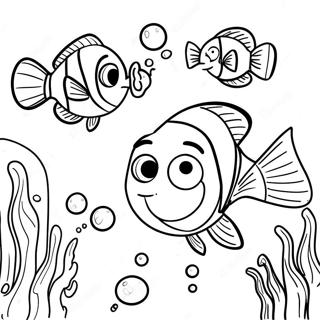 Procurando Nemo Páginas Para Colorir