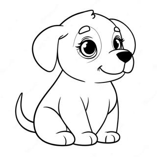 Pagina Para Colorir Cachorrinho Adoravel 19633-4282