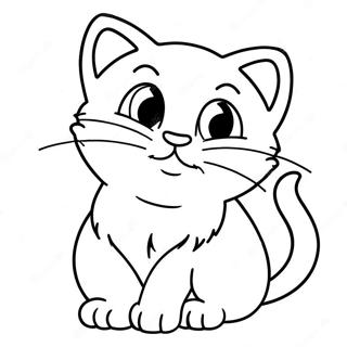 Pagina Para Colorir Gatinho Brincalhao 19634-4285