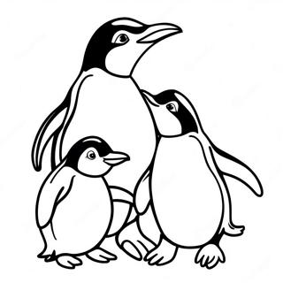 Pagina Para Colorir Da Adoravel Familia De Pinguins 19915 4352