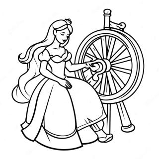 Pagina Para Colorir De Bela Adormecida E A Roda De Fiandeira 22233-4855