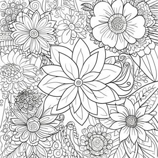 Pagina Para Colorir De Padroes Florais Intricados 22747-4966