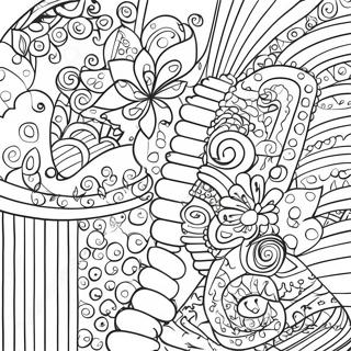 Pagina Para Colorir De Padroes Listrados Ousados 22749-4976