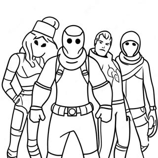 Pagina Para Colorir De Colecao De Skins De Fortnite 2355 1324