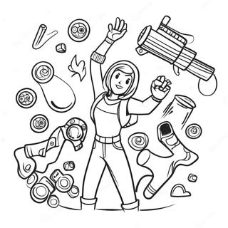 Pagina Para Colorir De Celebracao De Vitoria Royale De Fortnite 2356 1821