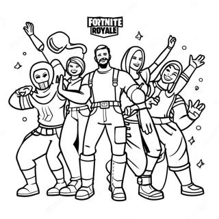 Pagina Para Colorir De Celebracao De Vitoria Royale De Fortnite 2356 1822