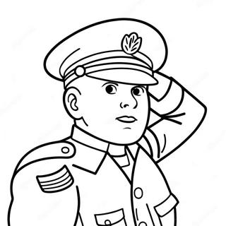 Pagina Para Colorir De Soldado Heroico Saudando 23794-5192