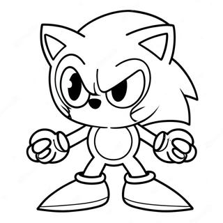 Sonic Exe Páginas Para Colorir