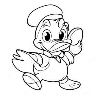 Pato Donald Brincalhao Pagina Para Colorir 24170 5269