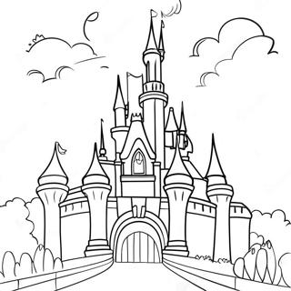 Disneyland Páginas Para Colorir