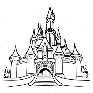 Castelo Magico Da Disneyland Pagina Para Colorir 24810-5404