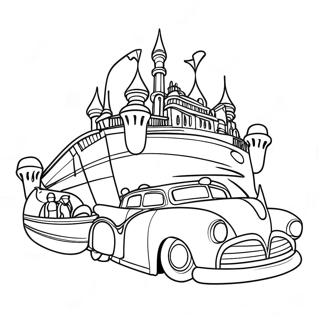 Pagina Para Colorir Das Emocionantes Atracoes Da Disneyland 24811-5406