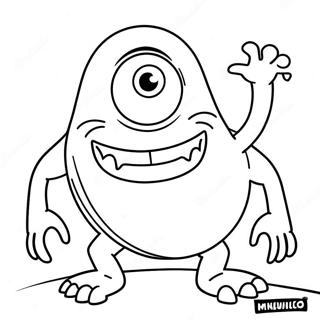 Monsters Inc Páginas Para Colorir