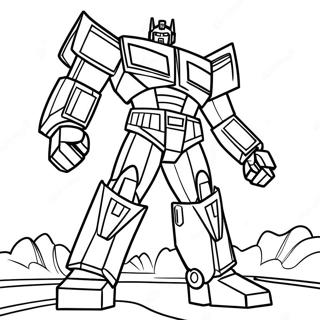 Optimus Prime Páginas Para Colorir